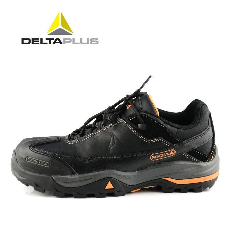 代尔塔 301335全牛皮低帮安全鞋