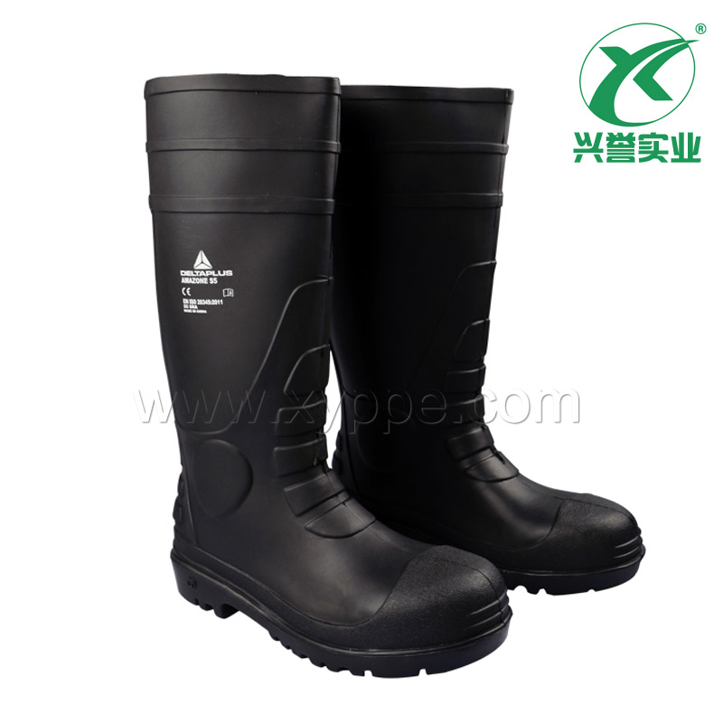 代尔塔 301407防酸碱PVC安全靴