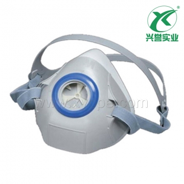 3M 7701 硅胶半面型单滤盒防毒面罩(小号)