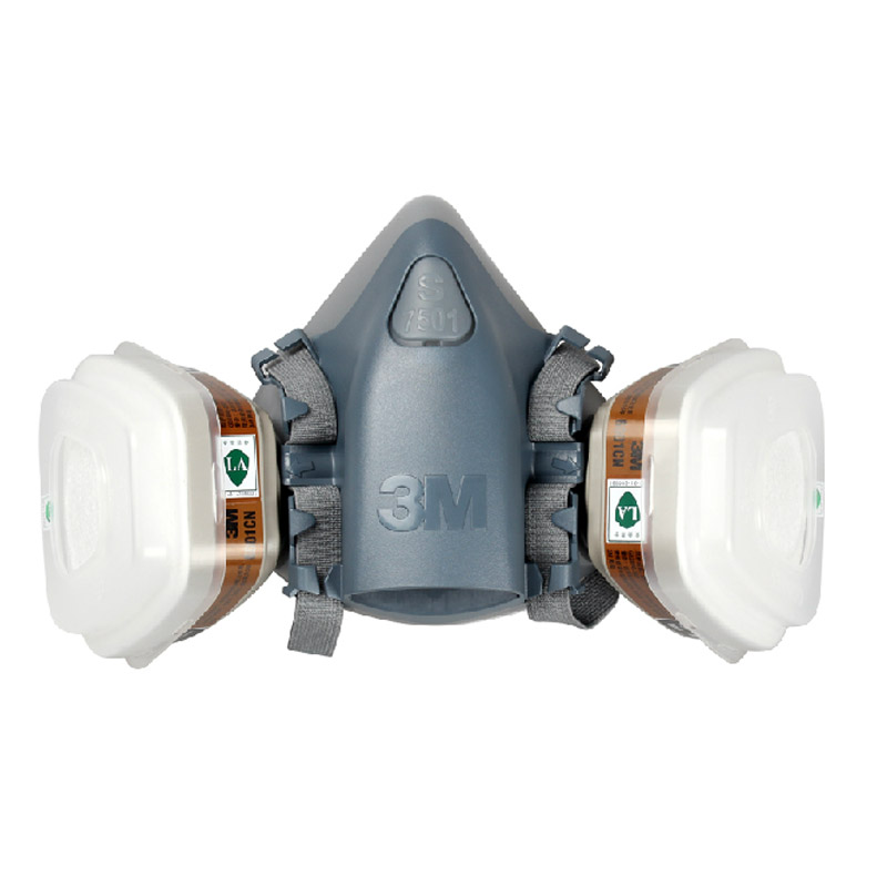 3M 7501硅胶半面型防护面罩（小号）