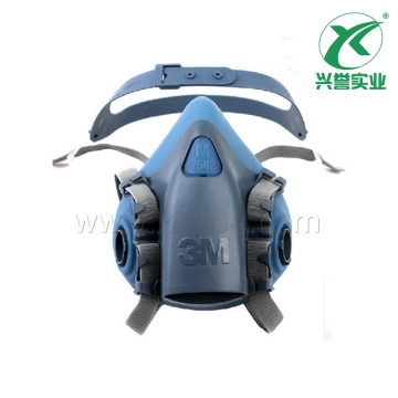 3M 7502硅胶半面型防护面罩(中号)