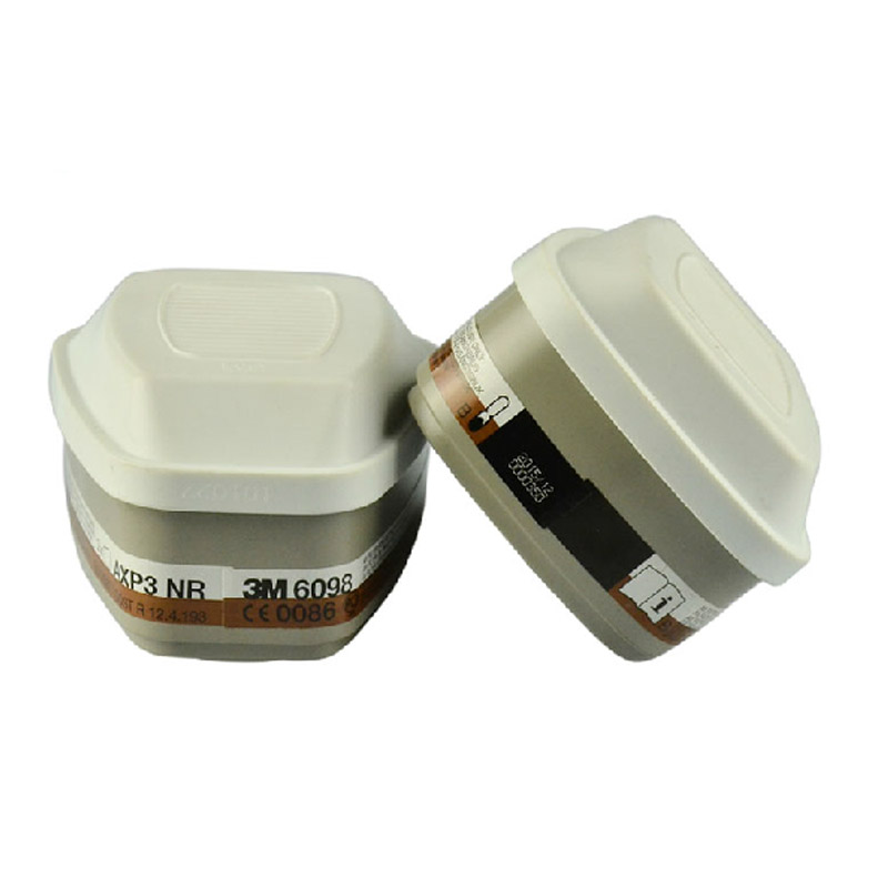 3M 6098 低沸点有机蒸气滤毒盒及P3颗粒物滤棉