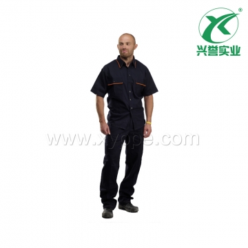 雷克兰阻燃工装短袖衬衫SH