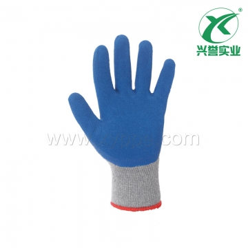 雷克兰涤纶棉浸橡胶手套7-1506