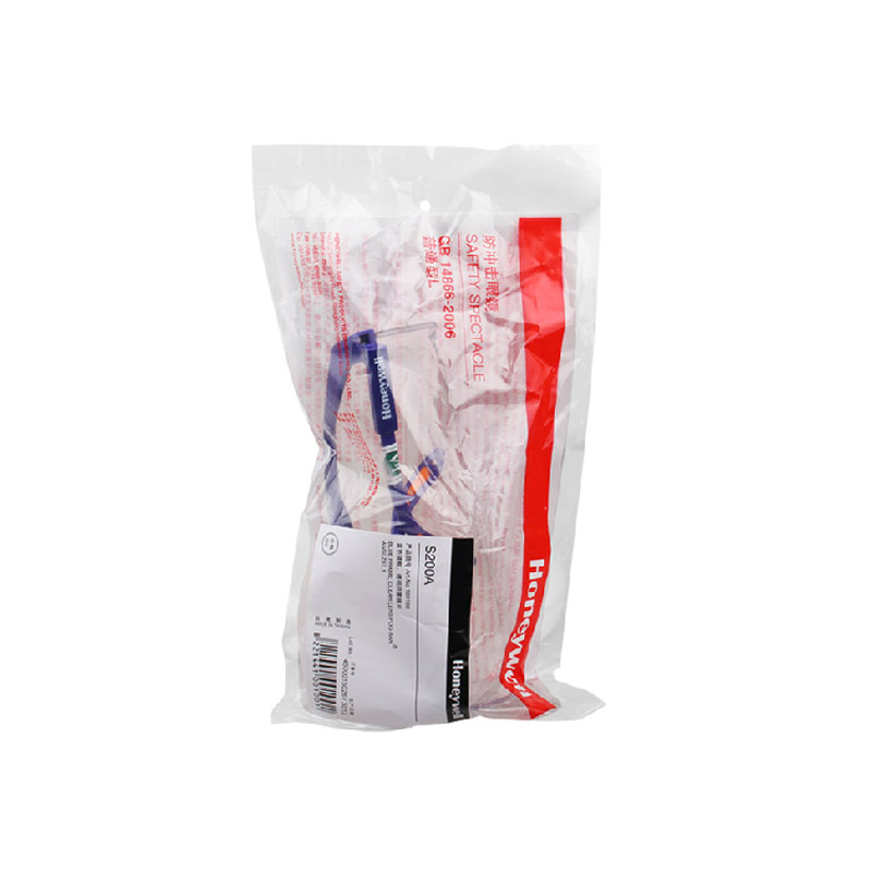 霍尼韦尔 100100 S200A 透明镜片蓝色镜框防雾眼镜