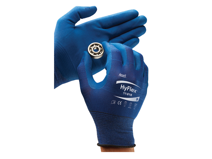 ANSELL/安思尔 HyFlex 11-818舒适丁腈通用手套