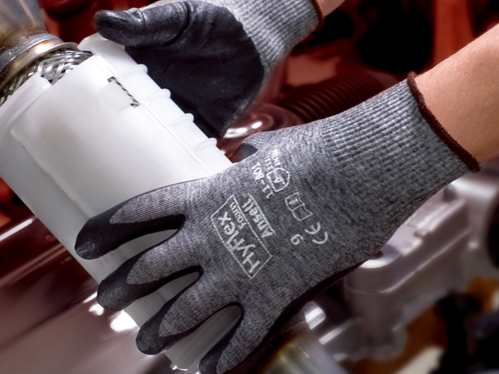 ANSELL/安思尔 HyFlex 11-801透气耐磨丁晴操作手套