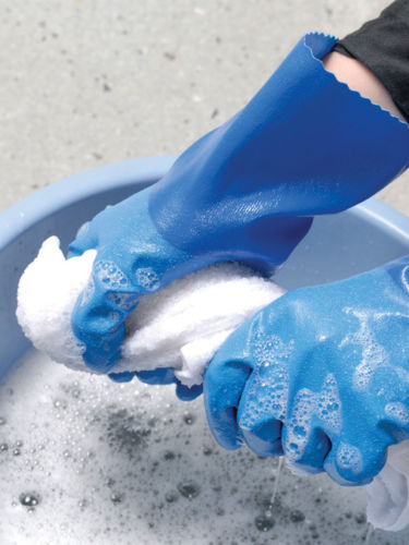 SHOWA透气防水PU全涂层手套281