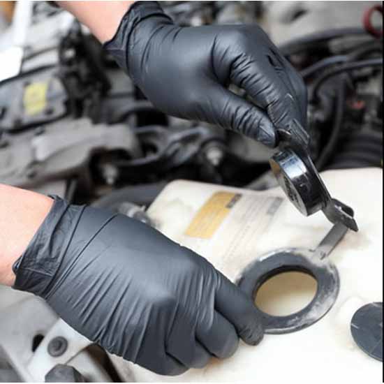 AMMEX爱马斯 一次性丁腈手套（耐用型 无粉 黑色）