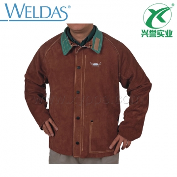 威特仕牛皮耐磨隔热阻燃上衣焊接服44-7300