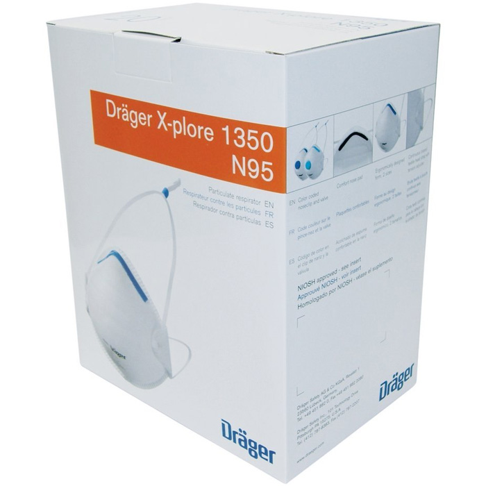 德尔格X-PLORE?1350免维护型防尘口罩
