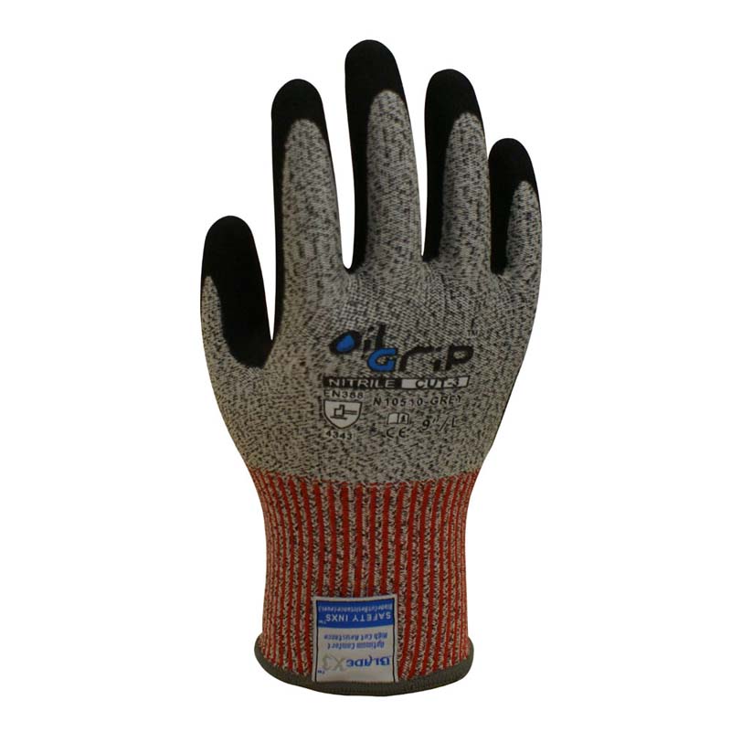 赛立特丁腈磨砂涂层3级防割手套N10510