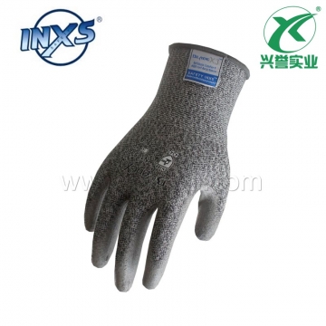 赛立特PU涂层3级防割手套N10579G