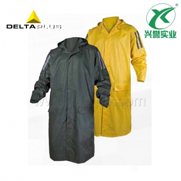 代尔塔 407007反光条连体雨衣