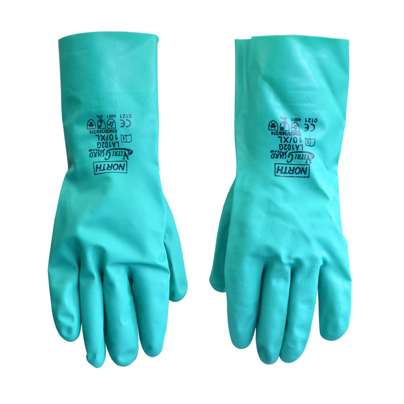 霍尼韦尔LA102G无衬丁腈防化手套