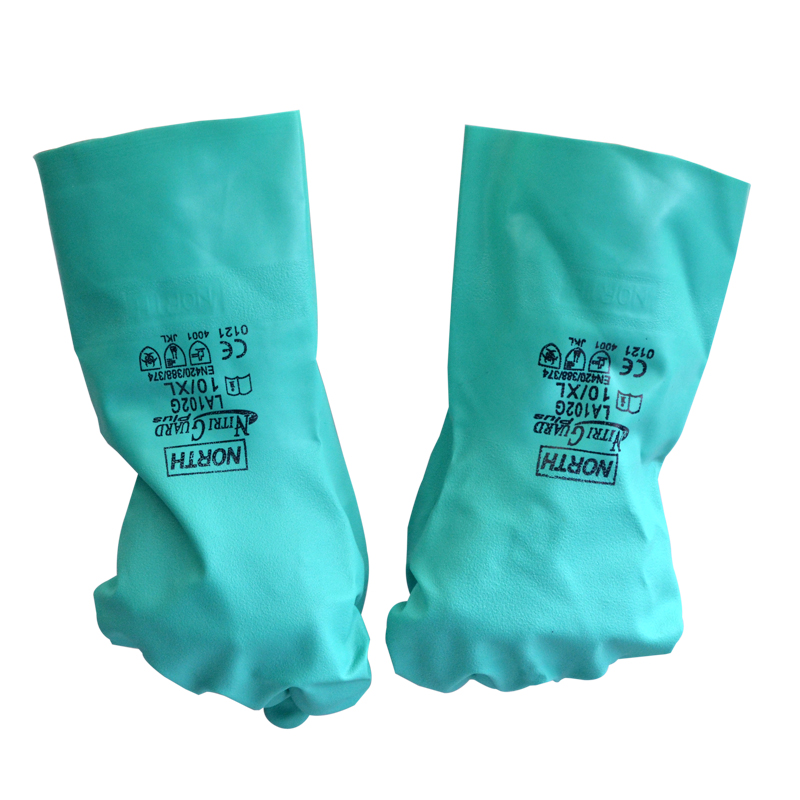 霍尼韦尔LA102G无衬丁腈防化手套