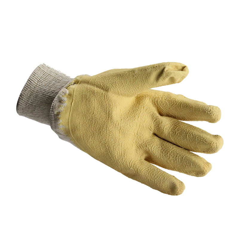 SAFEMAN君御 Y9051半浸黄色乳胶手套