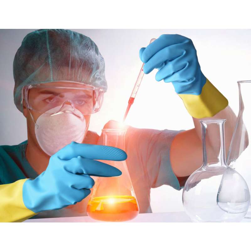 HTR海太尔 10-228橡胶双色防化手套