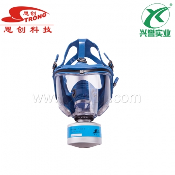 思创 硅胶大视野防毒面具ST-M80-2