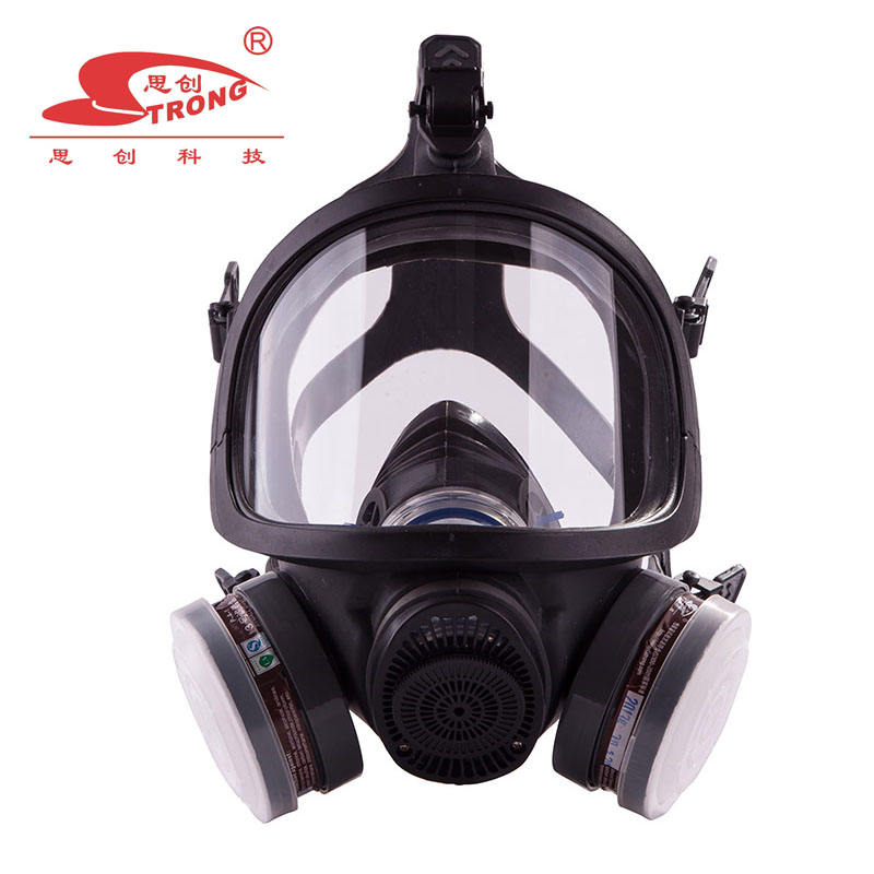 思创 硅胶大眼眶防毒面具ST-M70-3