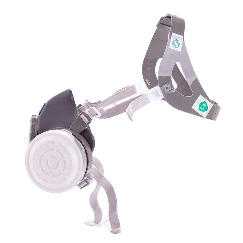 思创 橡胶双罐防毒面具ST-M60X-1B