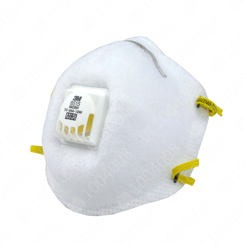 3M 8515 N95头戴式带呼吸阀焊接用防尘口罩