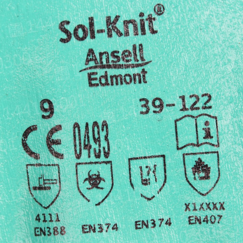 安思尔（Ansell）39-122丁腈橡胶防化手套