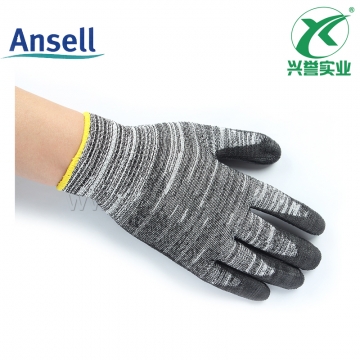 Ansell 48-705 PU涂层5级防割手套(升级为48705)