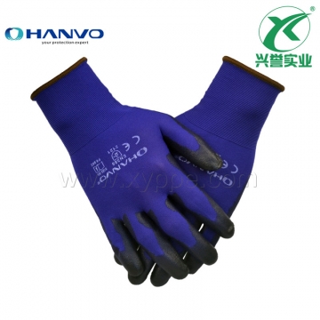 恒辉PE802 PU树脂涂层通用手套