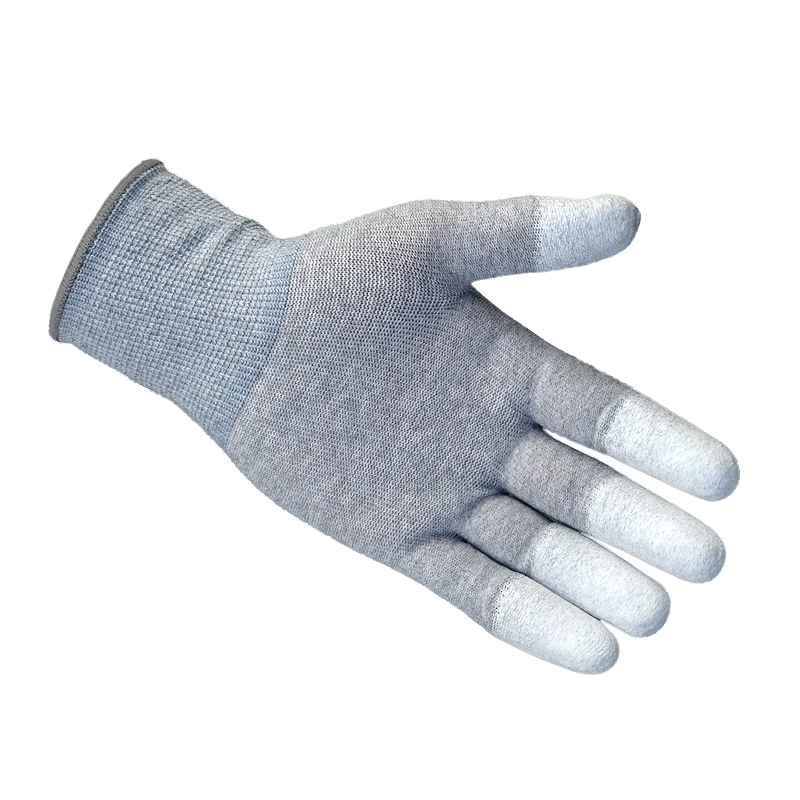 恒辉PM309 PU树脂指浸防静电手套