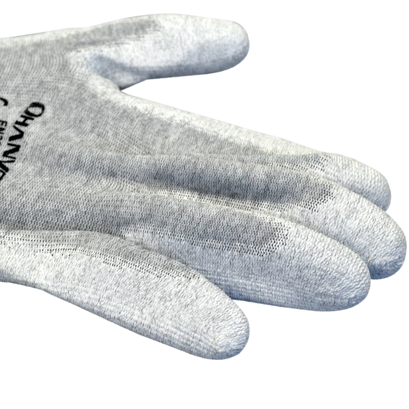 恒辉PE309 PU掌浸防静电手套
