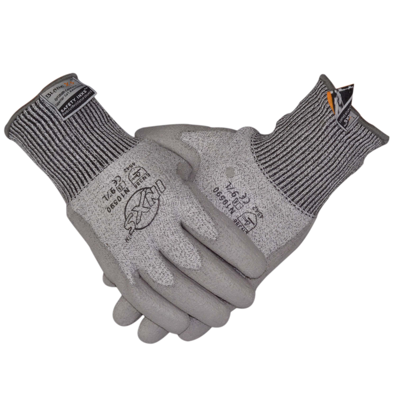 赛立特PU涂层5级防切割手套N10590