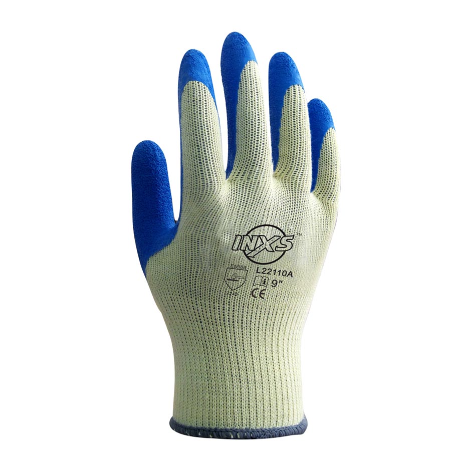 赛立特L22110A天然乳胶涂层手套