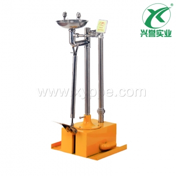 自动排空立式洗眼器(304)+小踏板0202-5113A