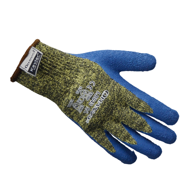 恒辉LB043乳胶涂层5级防割手套