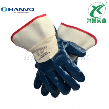 恒辉NG423 3/4丁腈涂层光面手套