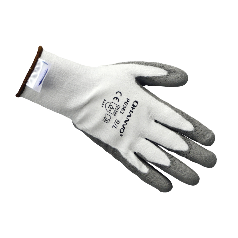 恒辉PE363 PU涂层3级防割手套