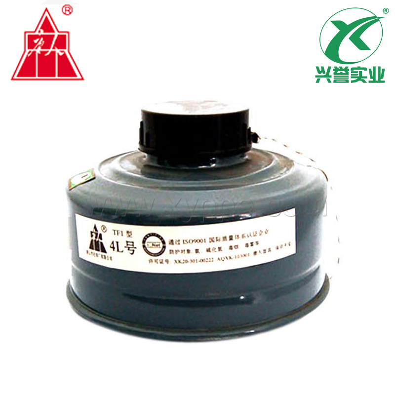 唐人防毒新4L号扁罐