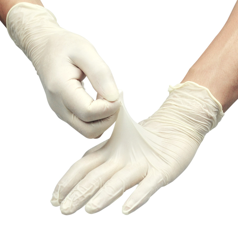 麦迪康1154一次性乳胶手套乳黄色