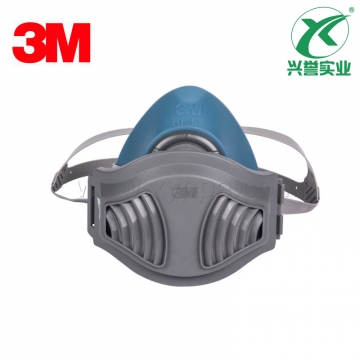 3M HF-52硅胶半面型防护面罩