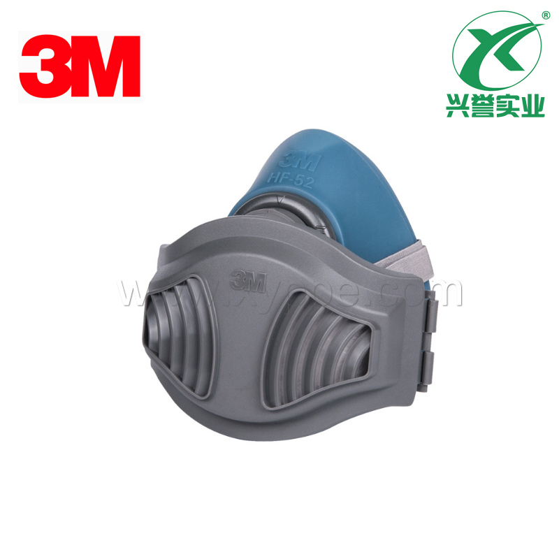 3M HF-52硅胶半面型防护面罩