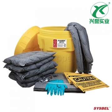 西斯贝尔SYSBEL SYK952油类泄漏应急处理套装|95加仑泄漏应急处理桶套装（油类专用）