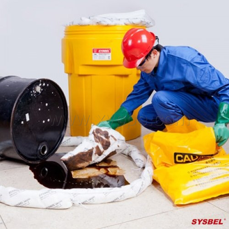 西斯贝尔SYSBEL SYK952油类泄漏应急处理套装|95加仑泄漏应急处理桶套装（油类专用）