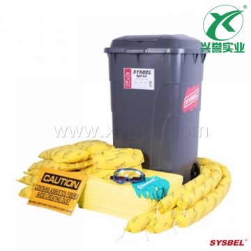 西斯贝尔SYSBEL SKIT002Y化学品应急处理套装|移动式防溢应急工具箱(防化类)