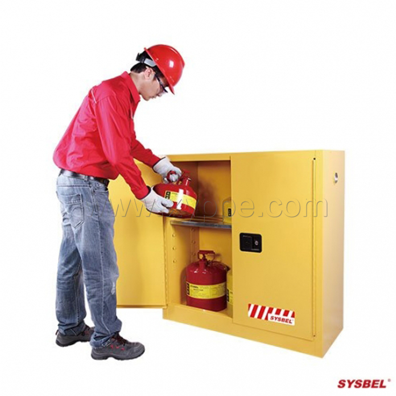 西斯贝尔SYSBEL WA810300易燃液体防火安全柜(30Gal/114L)