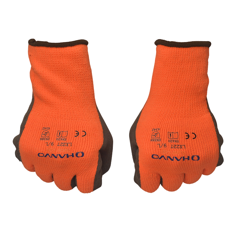 恒辉LX227乳胶磨砂手套