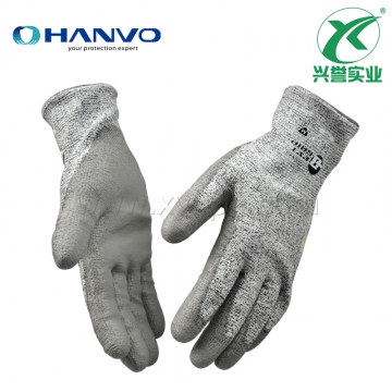 恒辉PE333玻璃加工3级防割手套