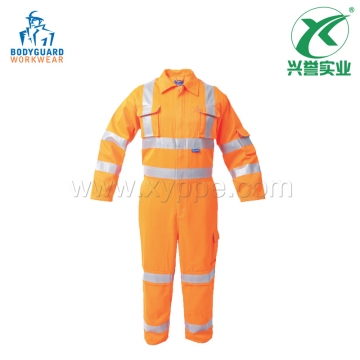 博迪嘉GN620荧光橘红TC连衣裤