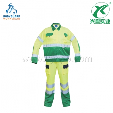 博迪嘉CN014+CN015双色拼色工作服套装