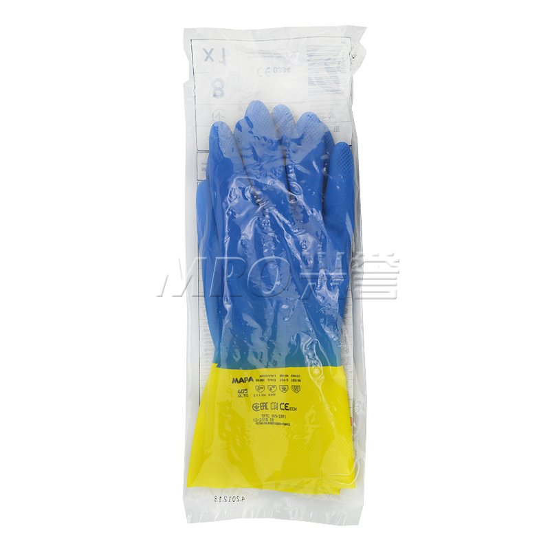 MAPA 405 氯丁混合橡胶防化手套